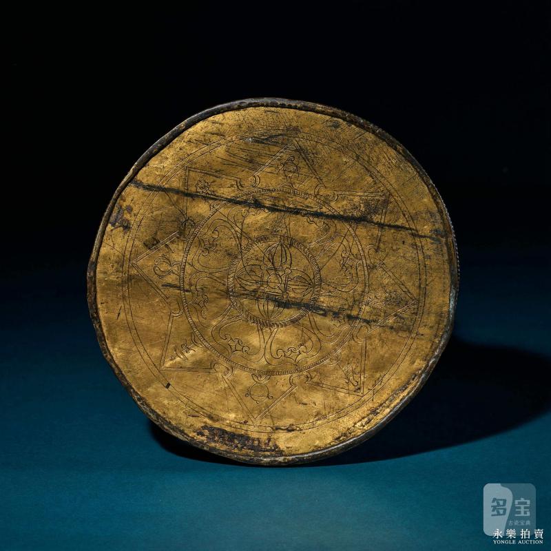 13世纪 （西藏）铜鎏金噶当塔 - 图2